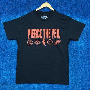 Pierce the Veil I Can't Hear You World Tour Rock Band T-Shirt Size Large